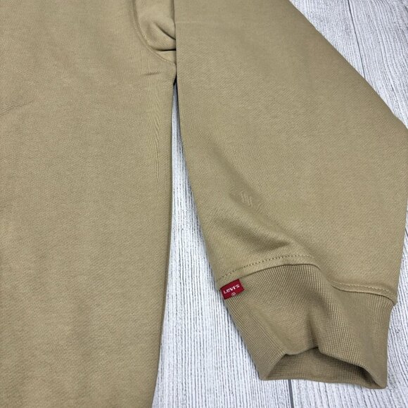 Levis Mens Hoodie XXL Relaxed Fit Tan Sweatshirt NWT. - Picture 13 of 14